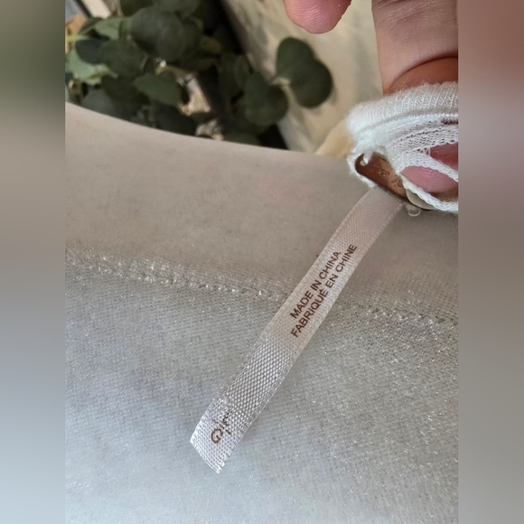 Free People Fit Flare Knit Skater Dress 3/4 Slv Lace Mesh Cutout  stretch Size L - Picture 10 of 12